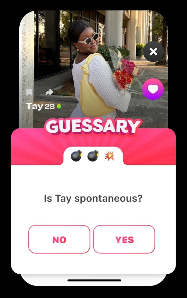 Guessary feature on phone